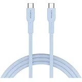 cable OnWire 60CL C-C 60W COLOR Braided 1m Light Blue