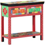  Konzolna stolica s ladicama s pohranom Šareni 80 x 35 x 76 cm | shoptok.hr