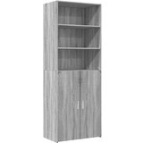 Maison Chic Visoka omara - Komoda - Predalnik siva sonoma 70x42,5x185 cm inženirski les, (21722505) Cene