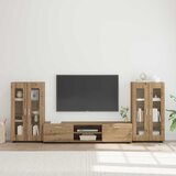  Set TV komoda FLORIN 3 pcs Umjetnički hrast Konstruirano drvo | Eponuda.com
