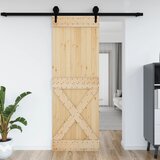 vidaXL Vrata NARVIK 80x210 cm trdna borovina Cene