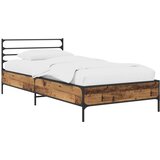  Okvir za krevet Staro drvo 80 x 200 cm Konstruirano drvo - Staro drvo | shoptok.hr