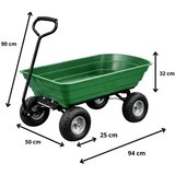  Vrtna kiper vozila za prevoz tovora Tilting Tray 120 kg - zelena | Shoptok.si