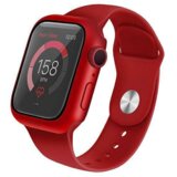 Uniq vodoodporno steklo z ohi&scaron;jem, za&scaron;čita za Apple Watch 4 / 5 / 6 / SE 40 mm rdeč cene