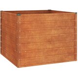  Povišena vrtna gredica boja hrđe 100x100x77 cm čelik COR-TEN | shoptok.hr