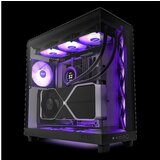 LC-Power NZXT CASE H6 FLOW BLACK RGB mini-ITX, Micro-ATX, ATX, Mid-tower, 3x RGB fan | Eponuda.ba