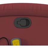  Masažni naslanjač vinsko rdeče umetno usnje, (20921765) | Shoptok.si