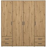 Modern Living Omara S Klasičnimi Vrati Voyager, Barva Hrasta | Shoptok.si