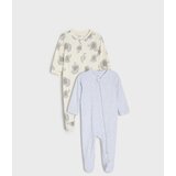 Sinsay Pamučne jednodijelne pidžame za bebe s motivom slonova 2 pack Cijene