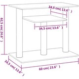  Grebalica za mačke s platformama tamnosiva 62 5 cm | shoptok.hr