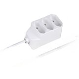 TIMMLUX Podaljšek z razdelilcem 3 EURO vtičnice brez ozemljitve 16A 250V 2x0,75mm2 3m | Shoptok.si