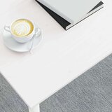  Stolić za kavu Bijelo 80 x 80 x 45 cm Čvrsto borovo drvo | shoptok.hr