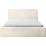 MID.YOU OBLAZINJENA POSTELJA 180 cm x 200 cm , les, tekstil, leseni material krem barve | Shoptok.si