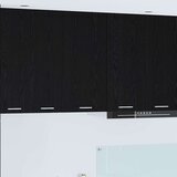 Viseći ormarić Riga Crni hrast i bijela 40 x 31 x 80 cm | shoptok.hr