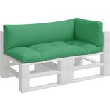  Jastuci za palete 3 kom zeleni od tkanine | shoptok.hr