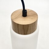  Luster na kablu MARKUS 1xE27/15W/230V crna/hrast | Eponuda.com