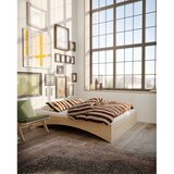 Karup Design Zakonska postelja iz masivnega bora brez vzglavja 140x200 cm v naravni barvi Orbit – | Shoptok.si