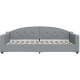  Dnevni krevet svjetlosivi 100 x 200 cm od tkanine | shoptok.hr