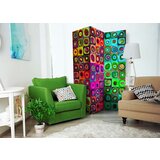  Paravan u 3 dijela - Colorful Abstract Art [Room Dividers] 135x172 | shoptok.hr