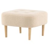 Venture Home puf Salina (art. 15110-030) 56 × 56 × 41 cm, bijela | shoptok.hr