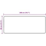 Traka za tepih MARSA Crna 80 x 200 cm Poliester i PVC | shoptok.hr