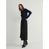 Reserved - Suknja s plisiranim detaljem - crno | shoptok.hr