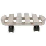 Esschert Design Siv lesen premičen podstavek za cvetlični lonček Esschert Design, ø 28,7 cm Cene
