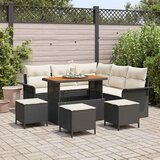  Sjedeća garnitura za vrt 8 kom. poliratan 187.5 x 187.5 x 85 cm | shoptok.hr