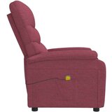  Masažna fotelja od tkanine crvena boja vina | shoptok.hr