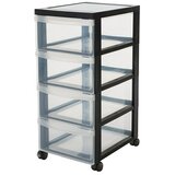 Ormarić s kotačićima (D x Š x V: 40 x 29 x 66,5 cm, Broj ladica: 4, Plastika) | shoptok.hr
