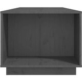  Klubska mizica siva 110x50x40 cm trdna borovina, (20711623) | Shoptok.si