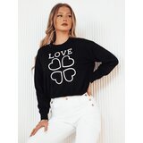 DStreet Sweter damski z nadrukiem CLOVER czarny Cene