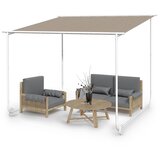 Blumfeldt Nantes, gazebo, senčnik, 3 x 3 m, poliester, jekleni okvir, UV50+, talna kolesa cene
