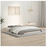  Posteljni okvir bel 120x190 cm trdna borovina 4FT | Shoptok.si
