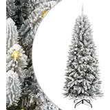 vidaXL Umjetno božićno drvce s stalakom Bijelo 93 x 93 x 240 cm | shoptok.hr