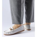 Gemre Grey moccasins adorned with a buckle Fernanda | Shoptok.si