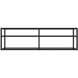 TV omarica črna 140x40x40,5 cm kaljeno steklo, (20730105) | Shoptok.si