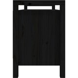  Klupa za hodnik Crna 110x40x60 cm od masivne borovine | Eponuda.ba