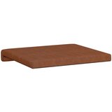  Jastučić za klupu 4 kom. Umjetna koža Smeđa Dubina 35 cm | shoptok.hr