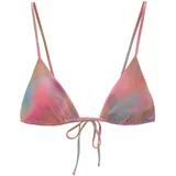 Pull&Bear Bikini zgornji del svetlo modra / korala / rosé