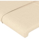  LED uzglavlje krem 100x5x118/128 cm od tkanine | shoptok.hr