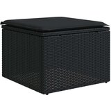  6-dijelni set vrtnih sofa s jastucima crni od poliratana | shoptok.hr