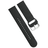 INF Črn silikonski pašček za uro Fitbit Versa 2/Lite, (21838329) | Shoptok.si