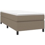  Okvir za krevet s oprugom smeđesivi 80x200cm od tkanine | shoptok.hr