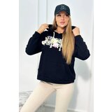 Kesi Sweatshirt with Voyage inscription black Cijene