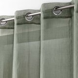 Douceur d intérieur Kaki zelena prozirna zavjesa 140x240 cm Telma – | shoptok.hr