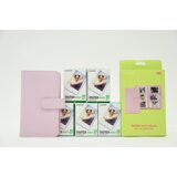 Fujifilm Set od 5 filmova za fotoaparat Instax Mini Glossy i album za slike, Roze Cene