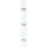 vidaXL Pregrada / regal za knjige 6 razina bijeli 70x24x193 cm drveni | shoptok.hr