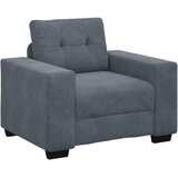 SOFA fotelja tamno siva 100x78x80 cm baršun | Shoptok.si