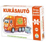 Madžarski proizvajalec Velikanska 12-delna talna sestavljanka Smetarsko vozilo | Shoptok.si